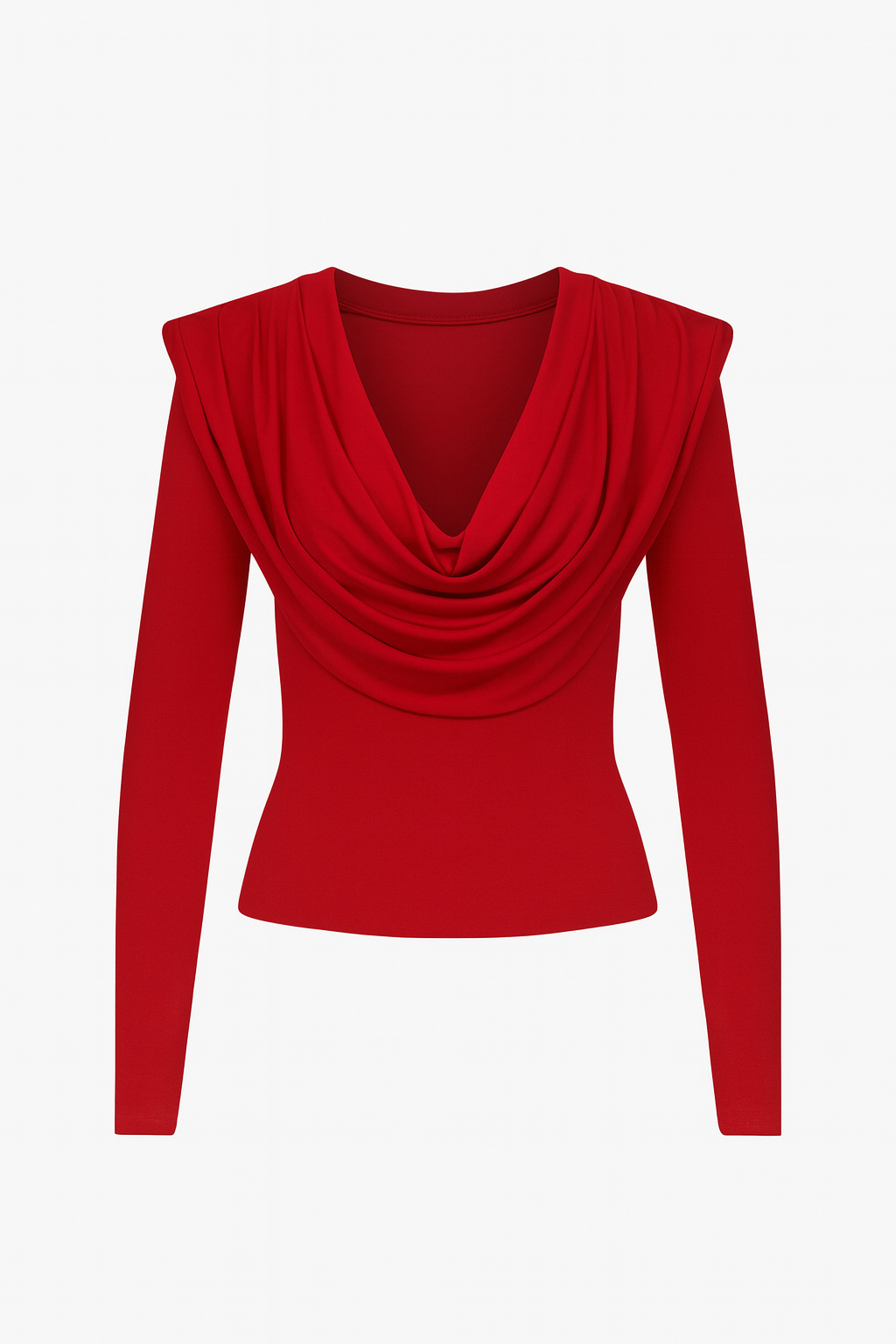 Amani Wrap Top with Gold Buckle – Chocolate Brown